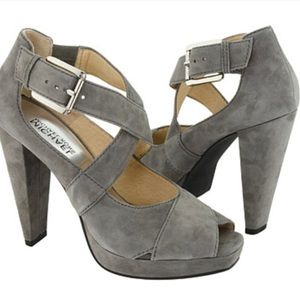 Michael Kors Kincaid Platform Grey Sandals Size 9
